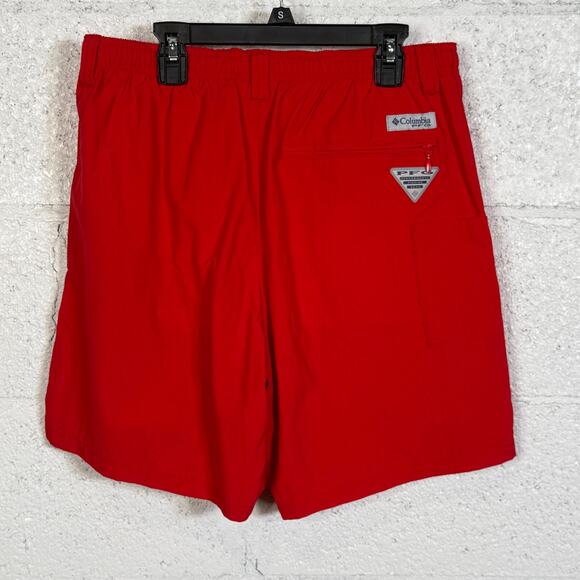 Columbia Men's 6" Back Cast III Upf 50 Water Short red spark, Small - Picture 3 of 7